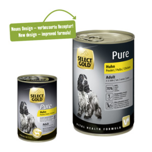 SELECT GOLD Pure Adult Huhn 12x400 g