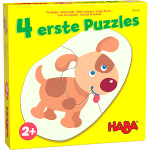 4 erste Puzzles - Tierkinder, große Motive