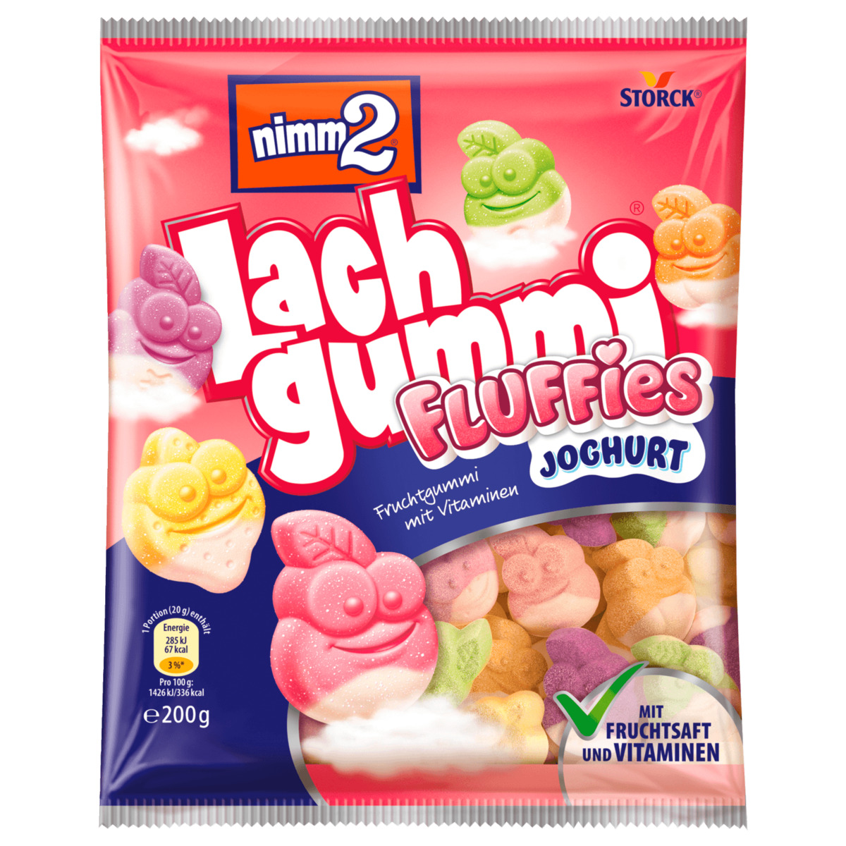 Bild 1 von nimm2 Lachgummi Fluffies Joghurt 200g