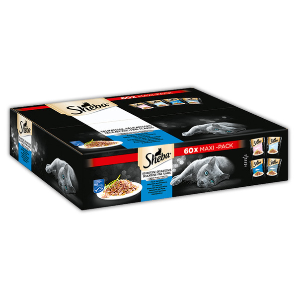 Bild 2 von SHEBA® Portionsbeutel Multipack Delikatesse in Gelee Fisch Variation MSC 60 x 85g