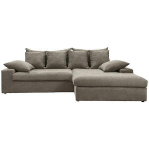 Livetastic ECKSOFA Graubraun