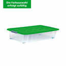 Bild 2 von Aufbewahrungsbox "Unterbettbox" 28 L in verschiedenen Farben, Kunststoffbox (Die Farbauswahl erfolgt zufällig)