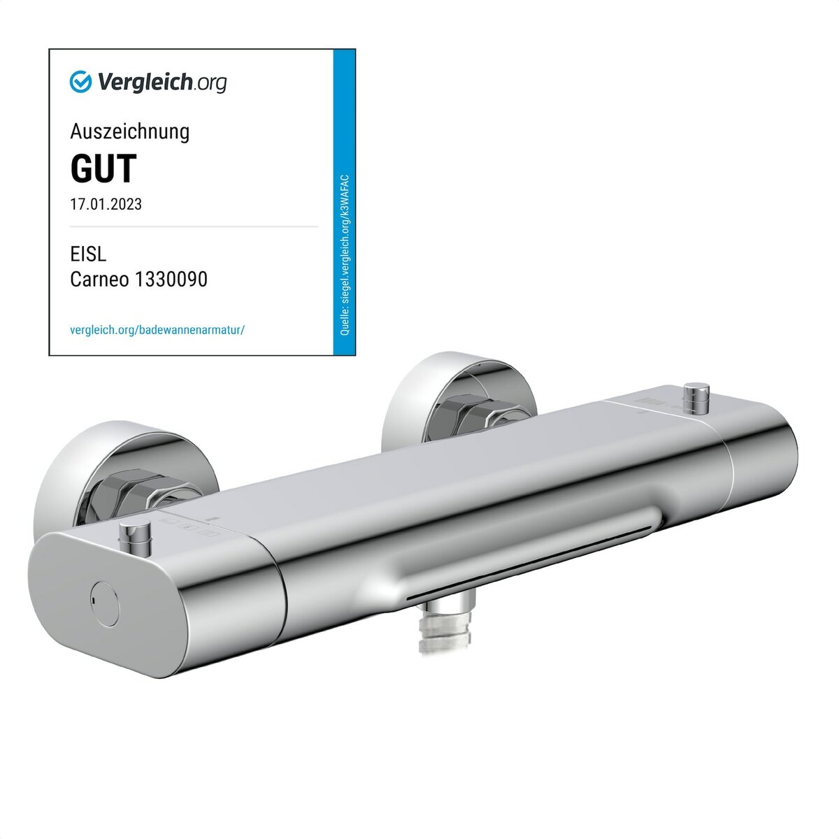 Bild 1 von EISL Badewannenarmatur CARNEO mit Thermostat, Chrom