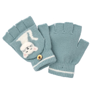 Mädchen Handschuhe mit Katzen-Motiv