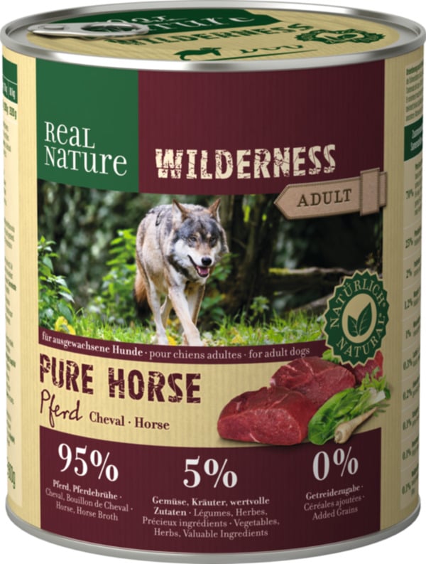 Bild 1 von REAL NATURE WILDERNESS Adult Pure Horse Pferd 12x800 g