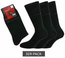 Bild 1 von 3er Pack Pierre Cardin Strümpfe klassische Business-Socken mit hohem Baumwollanteil PC8010 Schwarz