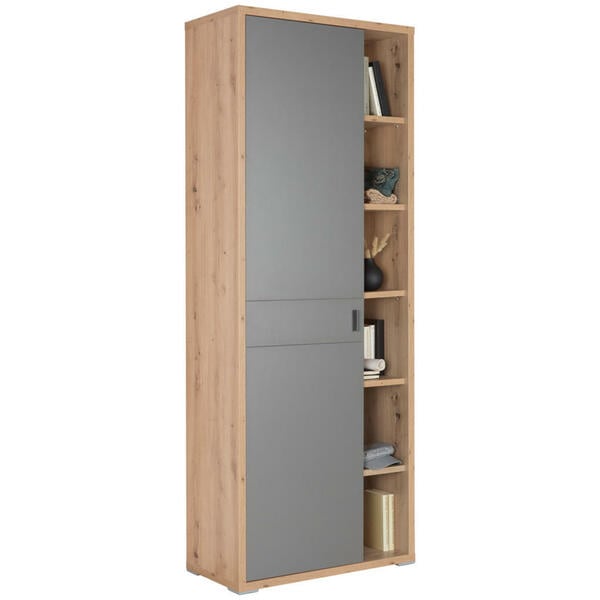 Bild 1 von Xora GARDEROBENSCHRANK Grau, Eiche