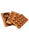Bild 1 von Livington 3tlg. Back-Einsatzplatten-Set 'Flip Switch' MediaShop Kupferfarben