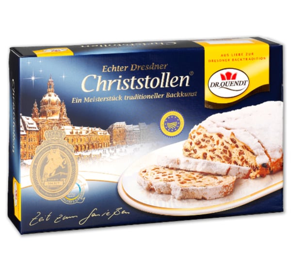 Bild 1 von DR. QUENDT Echter Dresdner Christstollen*