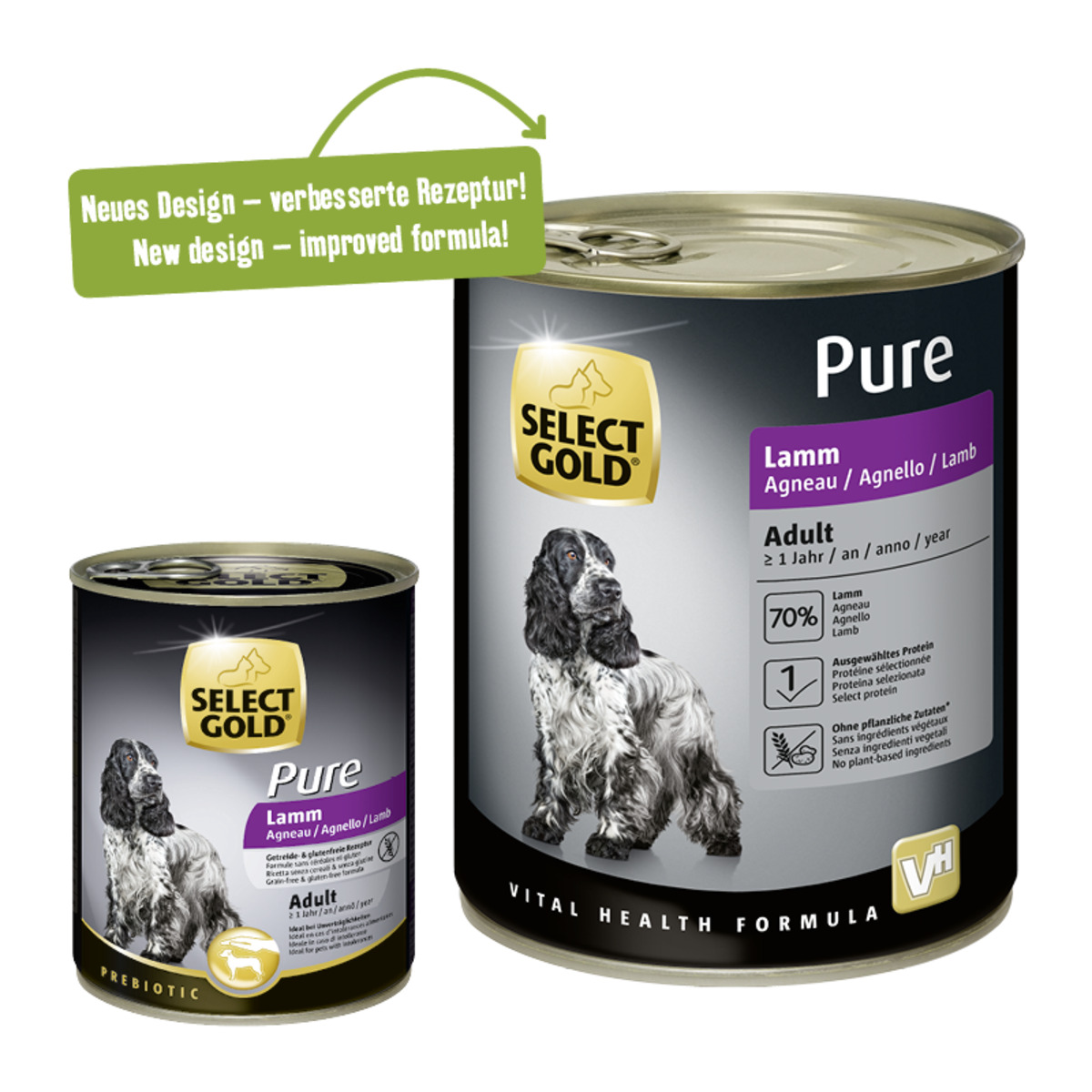 Bild 1 von SELECT GOLD Pure Adult Lamm 24x800 g