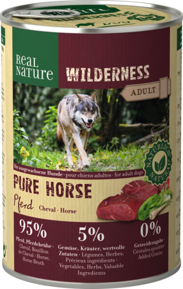 Bild 1 von REAL NATURE WILDERNESS Adult Pure Horse Pferd 12x400 g