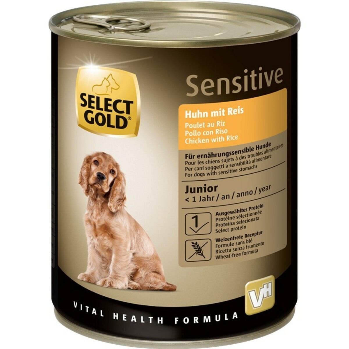 Bild 1 von SELECT GOLD Sensitive Junior Huhn & Reis 24x800 g