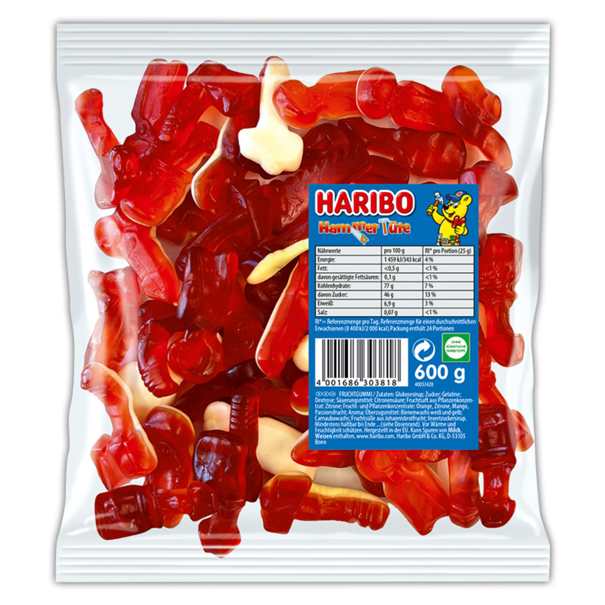 Bild 1 von Haribo Hammer-Tüte