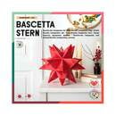 Bild 1 von Bascetta-Stern Bastelset 32 Blatt 20 x 20 cm Transparentpapier rot