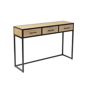 P & B SIDEBOARD Schwarz, Hellbraun