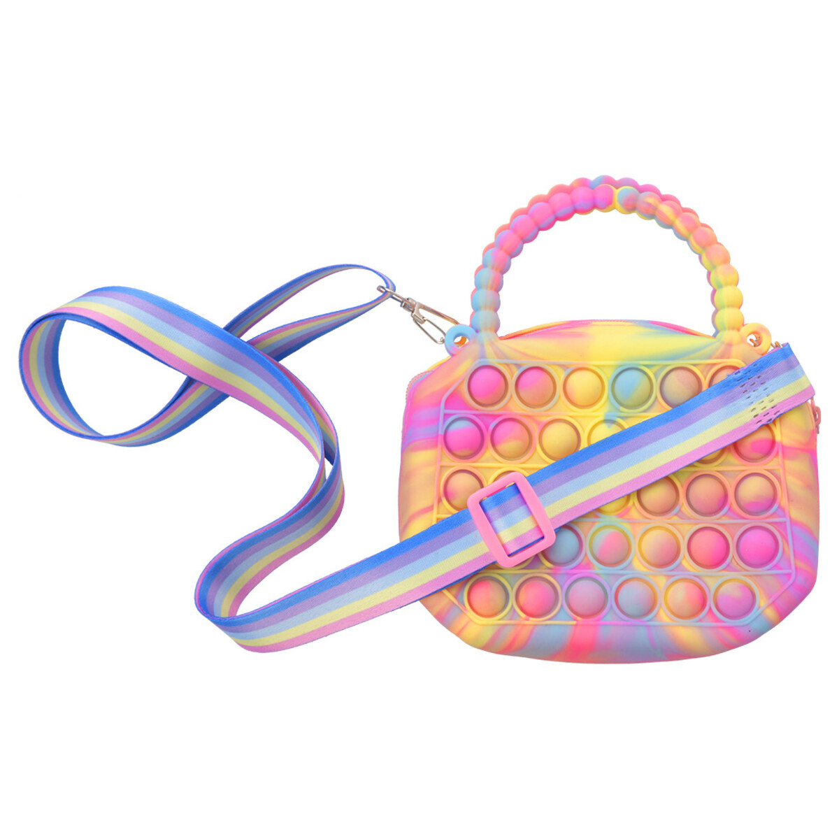 Pop it-Tasche in Regenbogen-Farben von Ernstings Family ansehen!