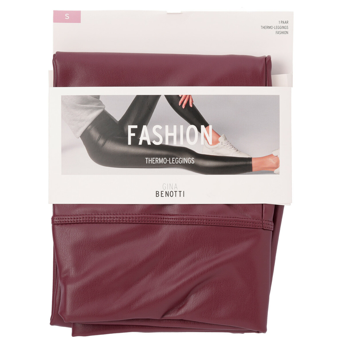 Bild 1 von Damen Thermo-Leggings in Leder-Optik