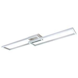Globo LED-DECKENLEUCHTE Opal, Silber