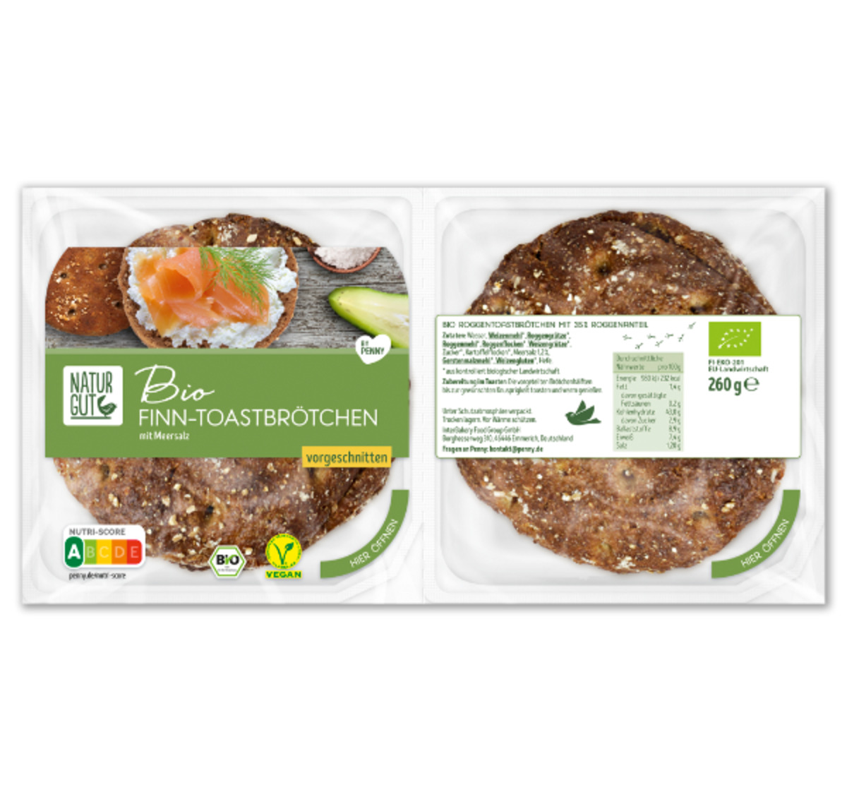 Bild 1 von NATURGUT Bio Finn-Toasties