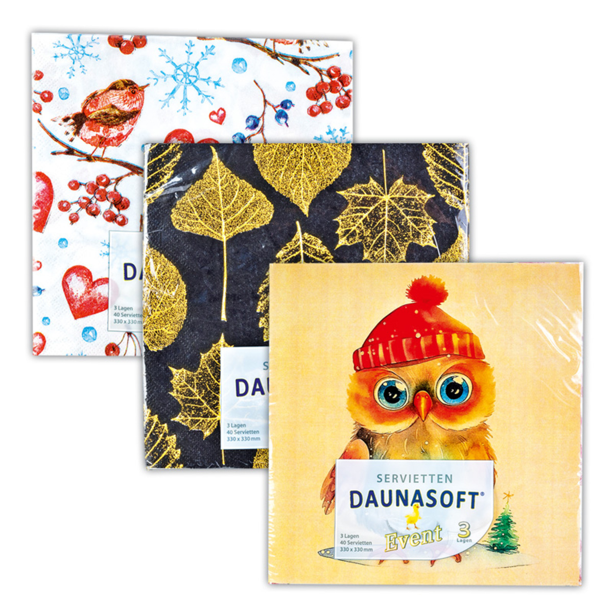 Bild 1 von Daunasoft Motiv-Servietten