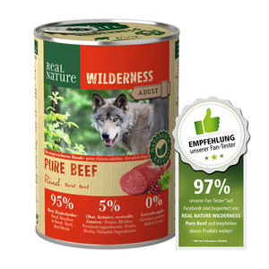 REAL NATURE WILDERNESS Adult Pure Beef 12x400 g