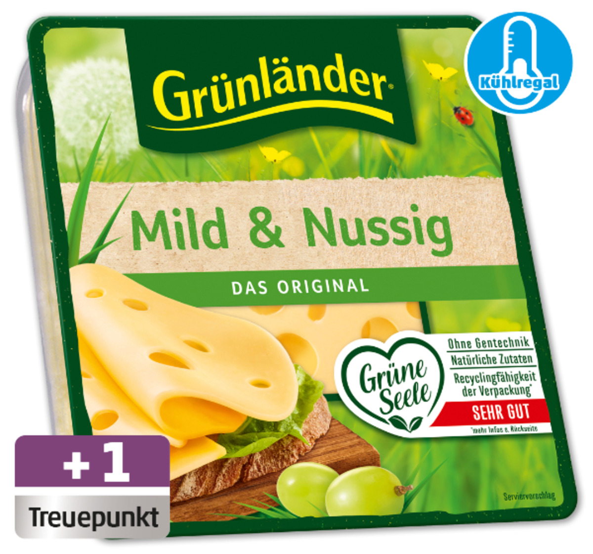 Bild 1 von GRÜNLÄNDER Käsescheiben
