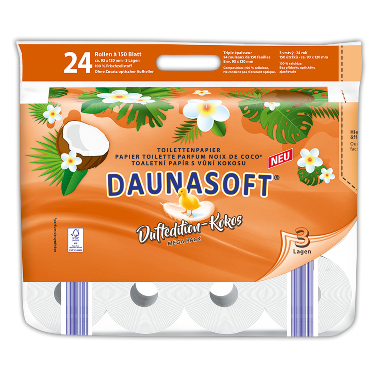 Bild 1 von Daunasoft Toilettenpapier