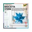 Bild 1 von Bascetta-Stern Bastelset 32 Blatt 20 x 20 cm Transparentpapier hellblau