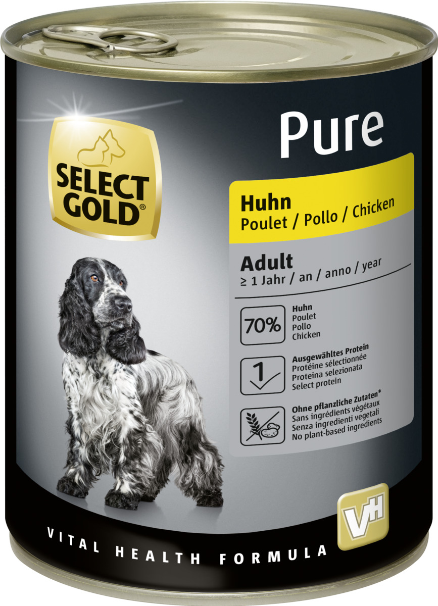 Bild 1 von SELECT GOLD Pure Adult Huhn 12x800 g