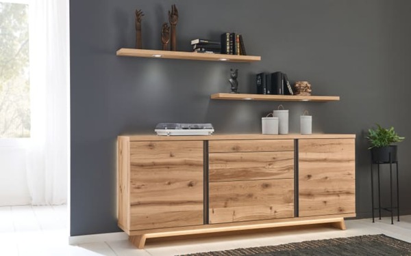 Bild 2 von VENJAKOB - Sideboard Barola in Eiche rustico hell furniert