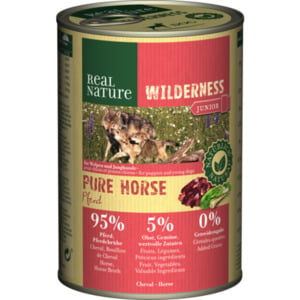 REAL NATURE WILDERNESS Junior Pure Horse Pferd 12x400 g