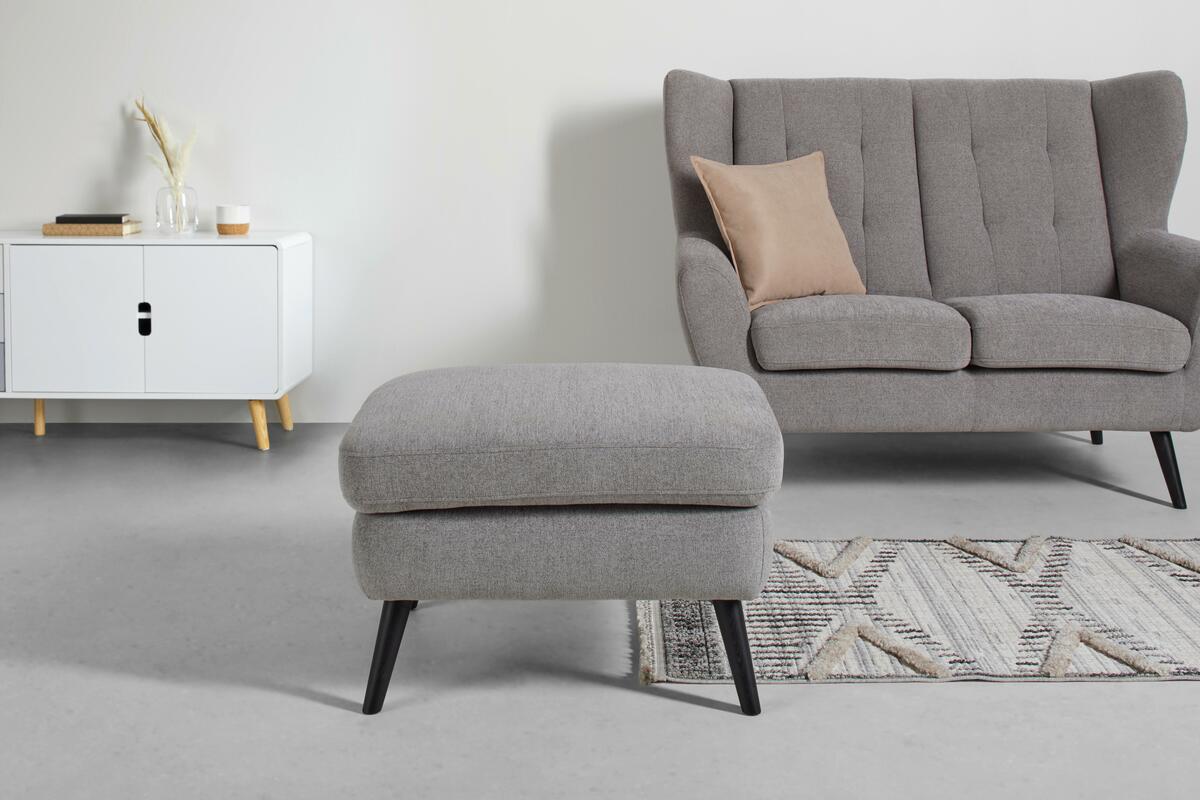 Bild 1 von Hocker Helsinki in Grau/Dunkelgrau