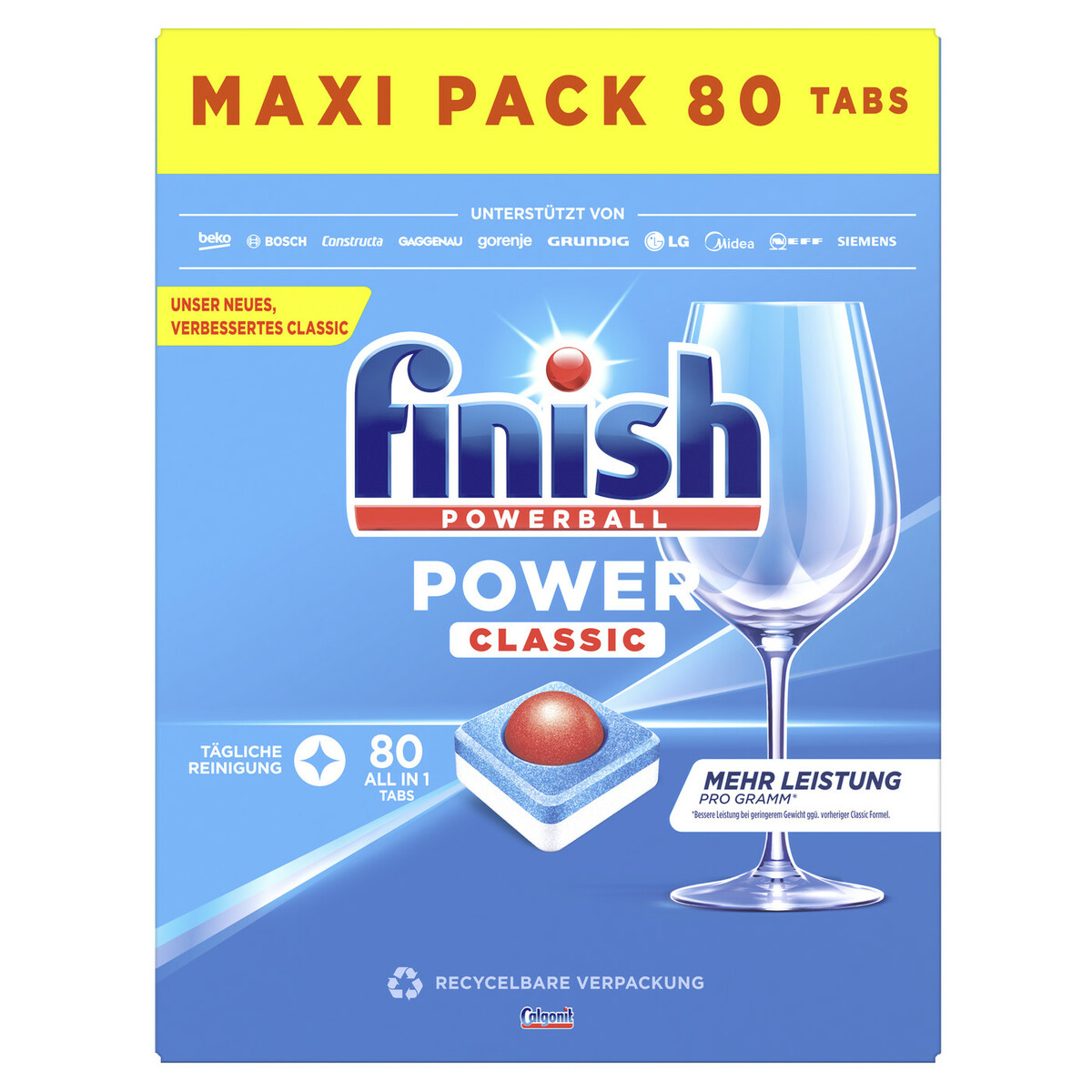 Bild 1 von Finish Power Classic Maxipack 80Tabs