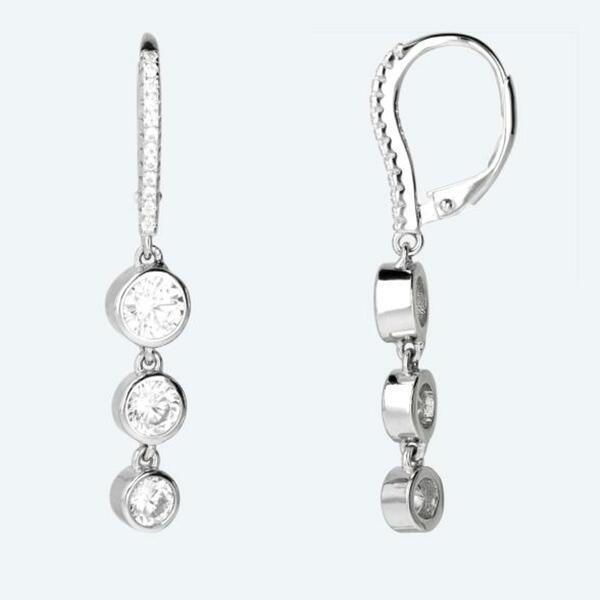Bild 1 von Ohrhänger 925 Sterling Silber Zirkonia