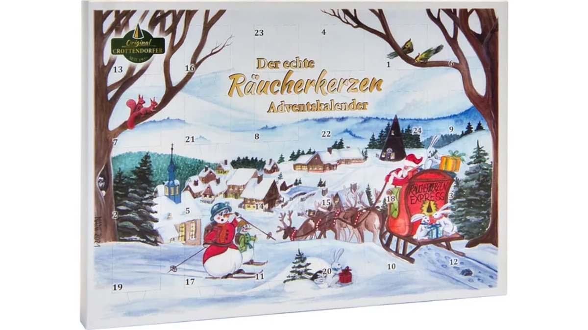 Bild 1 von ORIGINAL CROTTENDORFER Räucherkerzenadventskalender