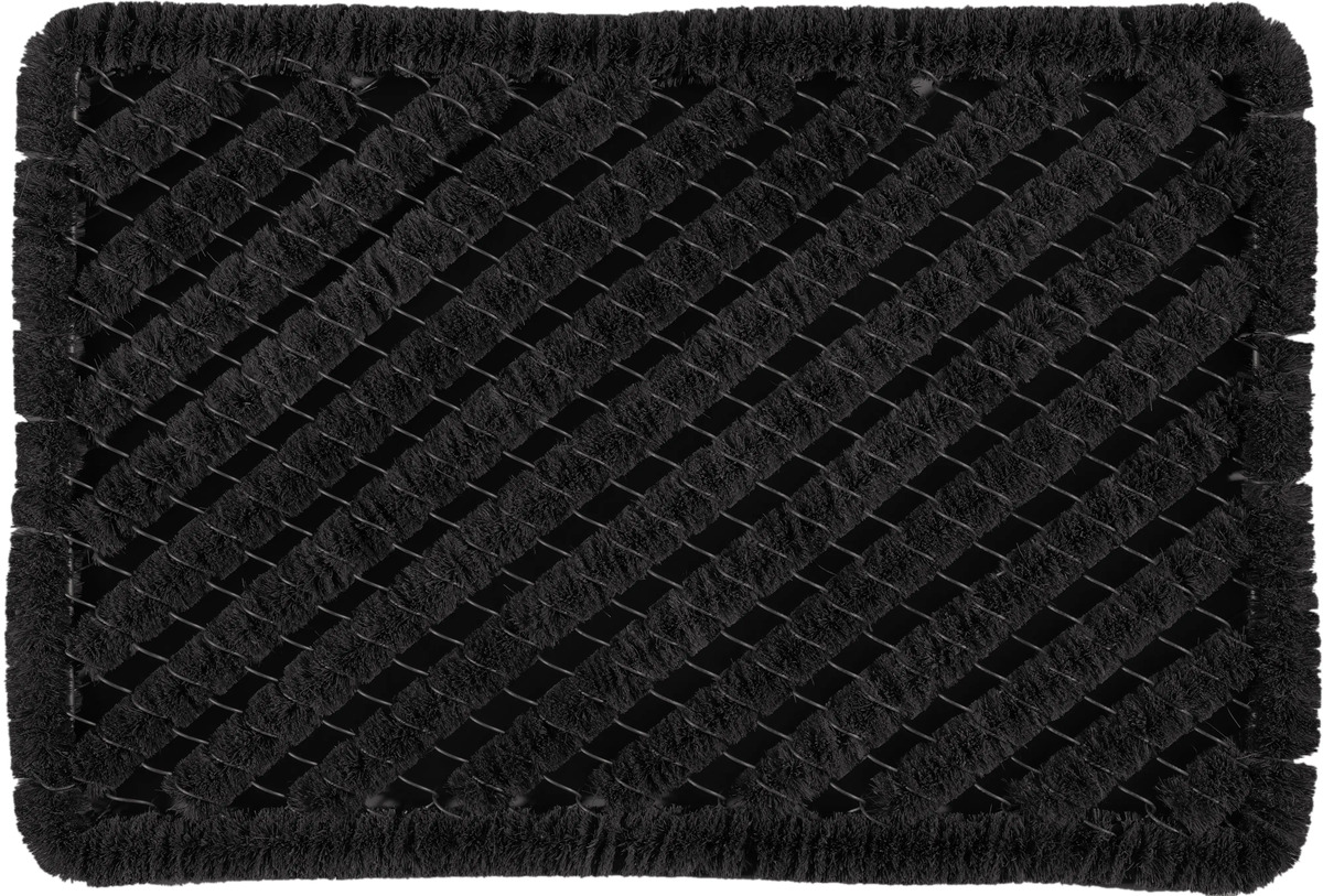 Bild 1 von Fußmatte Kokos-Drahtgitter, schwarz, 40 x 60 cm
