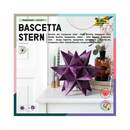 Bild 1 von Bascetta-Stern Bastelset 32 Blatt 20 x 20 cm Transparentpapier violett