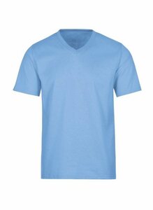 Trigema T-Shirt TRIGEMA V-Shirt DELUXE Baumwolle