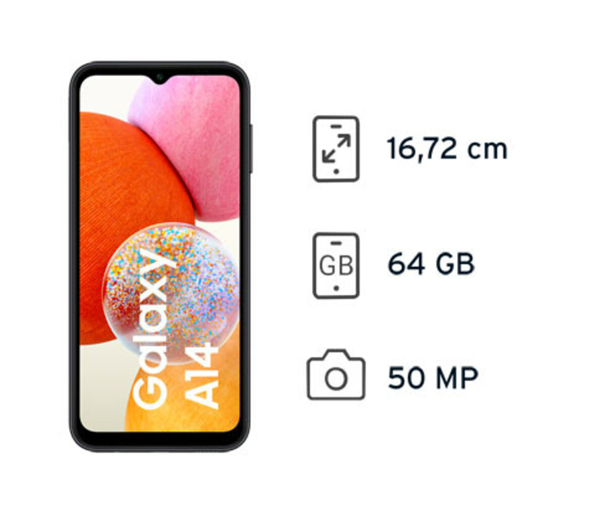 Bild 1 von Samsung Galaxy A14 64GB schwarz