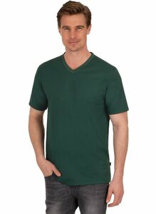 Trigema T-Shirt TRIGEMA V-Shirt DELUXE Baumwolle