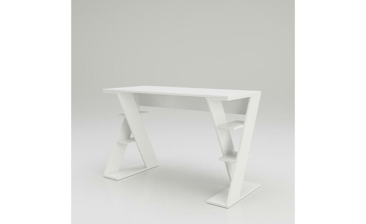 Bild 1 von Schreibtisch weiß Maße (cm): B: 120 H: 75 Tische