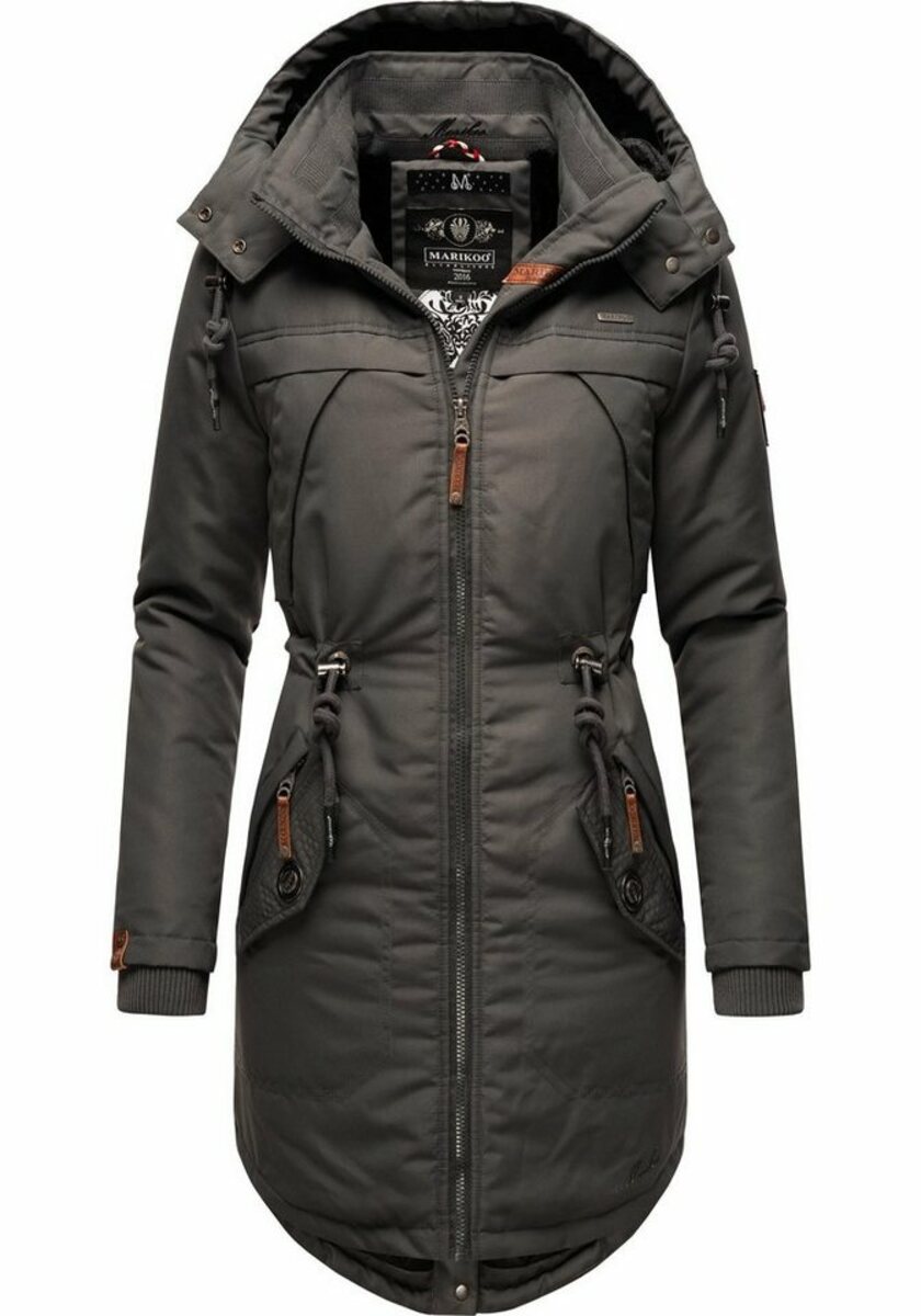 Bild 1 von Marikoo Wintermantel Kamii sportlicher Damen Winterparka mit abnehmb. Kapuze