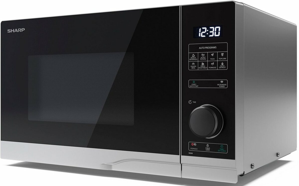 Bild 1 von Sharp Mikrowelle YC-PS234AE-S, Mikrowelle, 23 l