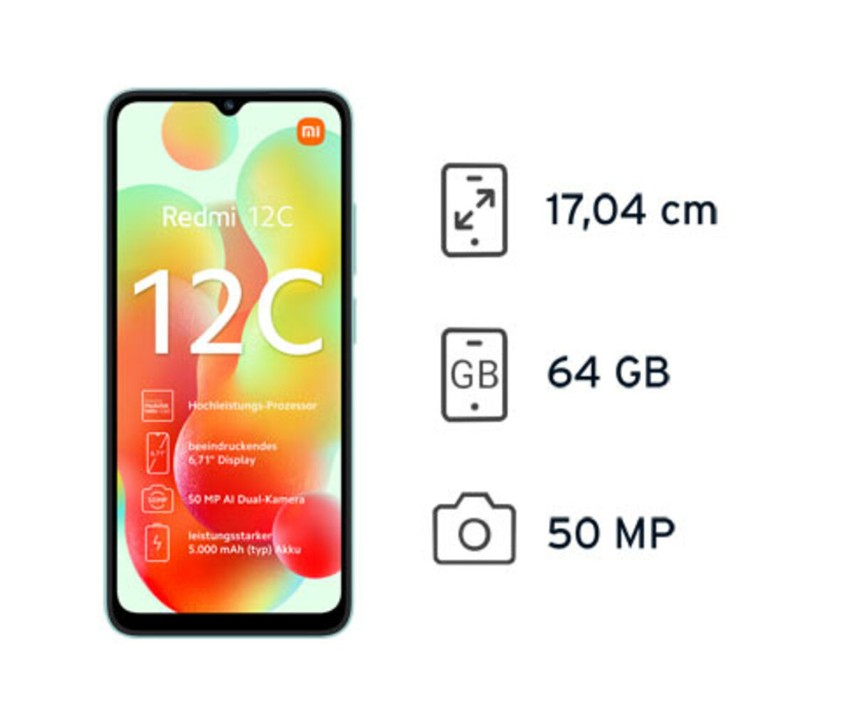 Bild 1 von Xiaomi Redmi 12C green
