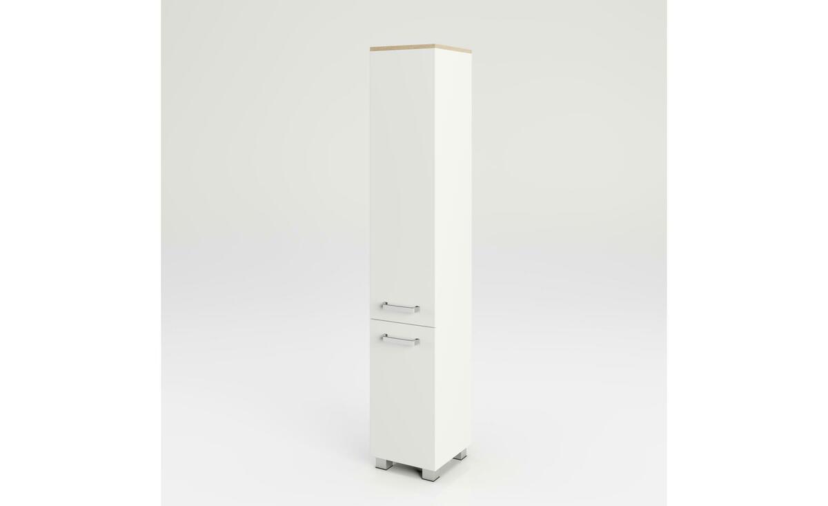 Bild 1 von Hochschrank weiß Maße (cm): B: 30,2 H: 171,5 Badezimmer