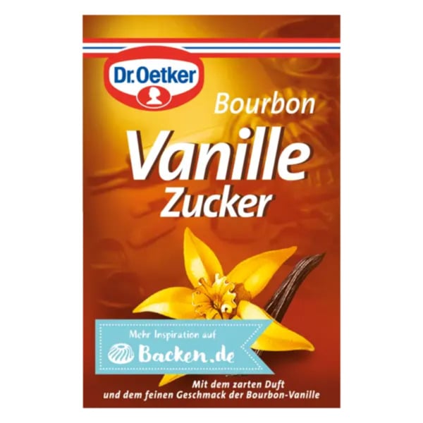 Bild 1 von Dr. Oetker Vanillin Zucker, Bourbon-Vanillezucker oder original Backin