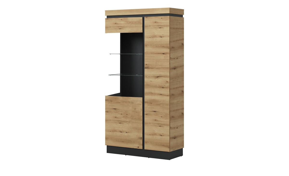 Bild 1 von Vitrine  Corte holzfarben Maße (cm): B: 104 H: 201 T: 40 Schränke