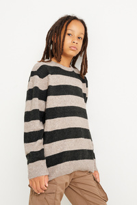 C&A Pullover-gestreift, Beige, Größe: 176