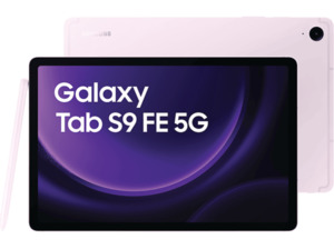 SAMSUNG Galaxy Tab S9 FE 5G, Tablet, 128 GB, 10,9 Zoll, Lavender