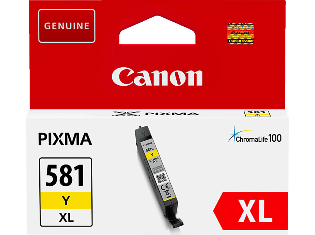 Bild 1 von CANON CLI-581Y XL Tintenpatrone Gelb (2051C001AA)